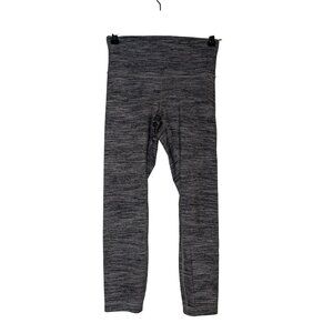 Lululemon Yoga Heathered Gray Cropped Leggings Size 6